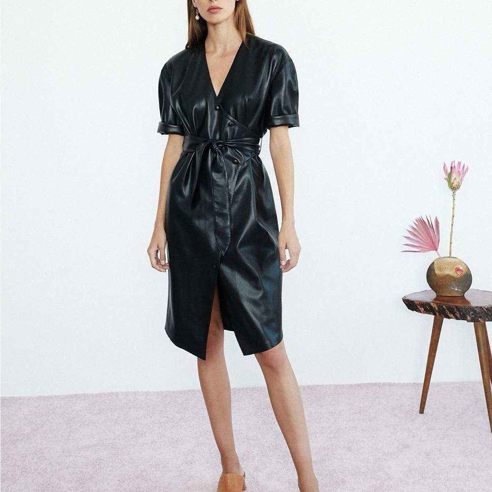 Nanushka Faith Balloon Sleeve Dress